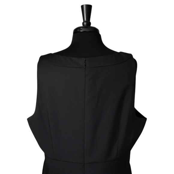 J. Crew Women's Dress Black Wool Blend Pockets Sheath Lined Formal Party Size 20 - Picture 7 of 8